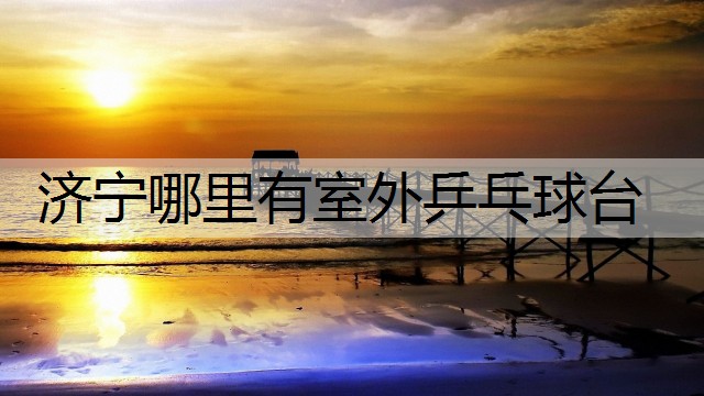 济宁哪里有室外乒乓球台